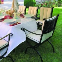 MBM Romeo Gartensessel Schmiedeeisen Marone Antik -GartenMöbelPro Verkäufe 10000352 2