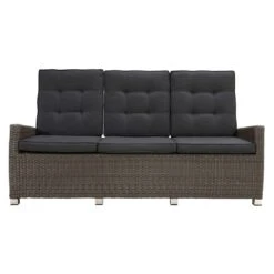 Ploß Rocking Comfort Gartensofa Geflecht Grau-Braun-Meliert/Anthrazit -GartenMöbelPro Verkäufe 1001025 3