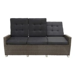 Ploß Rocking Comfort Gartensofa Geflecht Grau-Braun-Meliert/Anthrazit -GartenMöbelPro Verkäufe 1001025 4