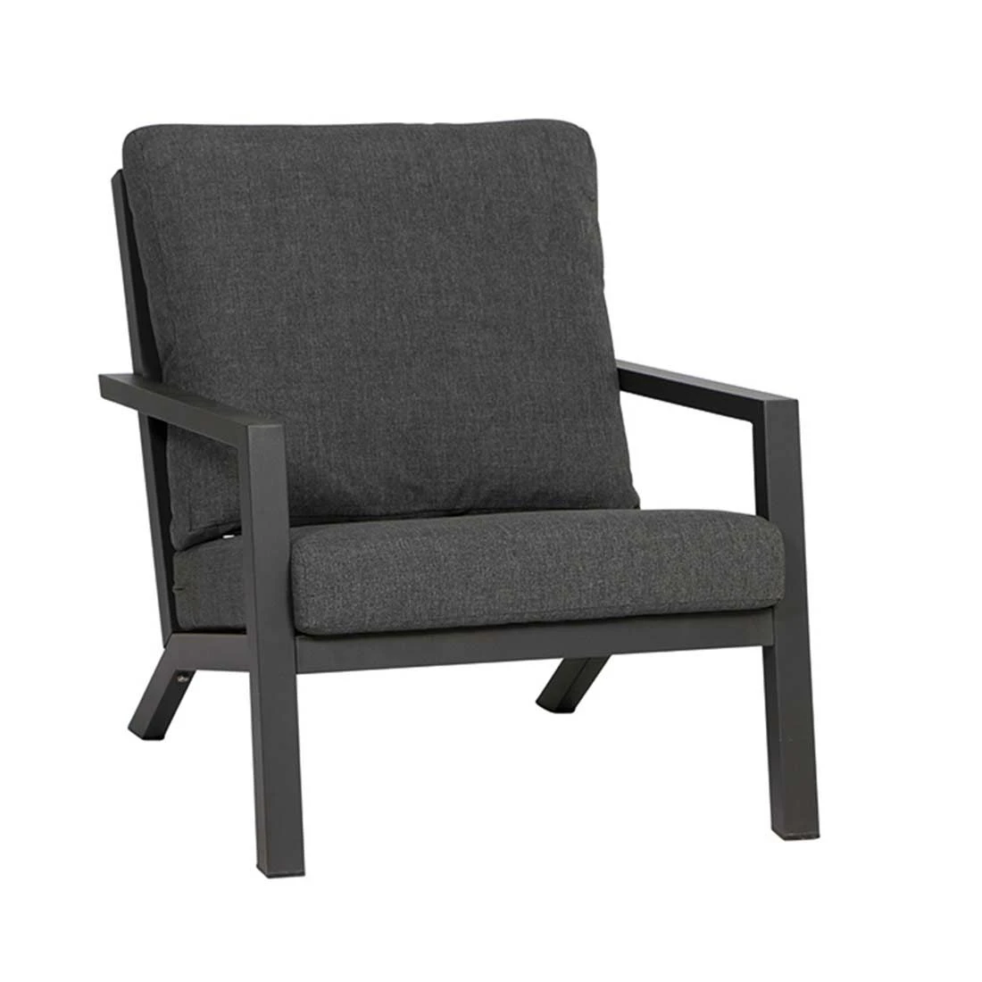 Siena Garden Belia Loungesessel Aluminium Inkl. Kissen Charcoal Grey/Anthrazit 3 Siena Garden Belia Loungesessel Aluminium Inkl. Kissen Charcoal Grey/Anthrazit