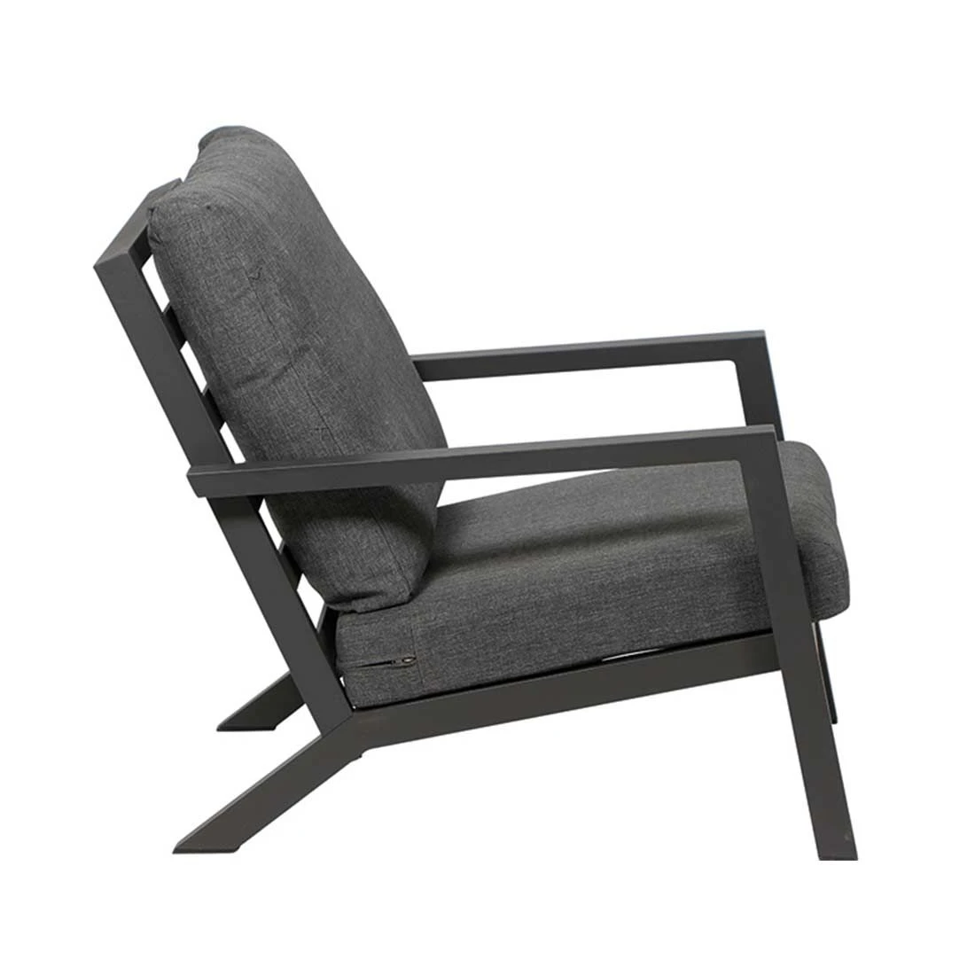 Siena Garden Belia Loungesessel Aluminium Inkl. Kissen Charcoal Grey/Anthrazit 5 Siena Garden Belia Loungesessel Aluminium Inkl. Kissen Charcoal Grey/Anthrazit – Bild 3