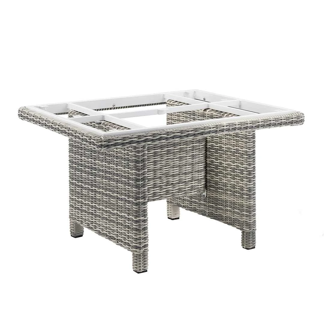 Kettler Palma Modular Gartentisch-Gestell 95x95 Cm Geflecht Salt&Pepper 4 Kettler Palma Modular Gartentisch-Gestell 95x95 Cm Geflecht Salt&Pepper – Bild 2