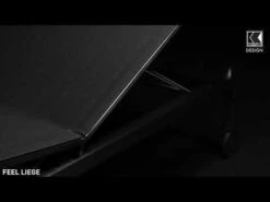 Kettler Feel Gartenliege Edelstahl/Textilene Grau Meliert -GartenMöbelPro Verkäufe 1005282 v 2911