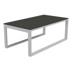 Sieger Melbourne Loungetisch 110x60cm Aluminium/Glas Graphit/Eisengrau -GartenMöbelPro Verkäufe 1006888 1 1