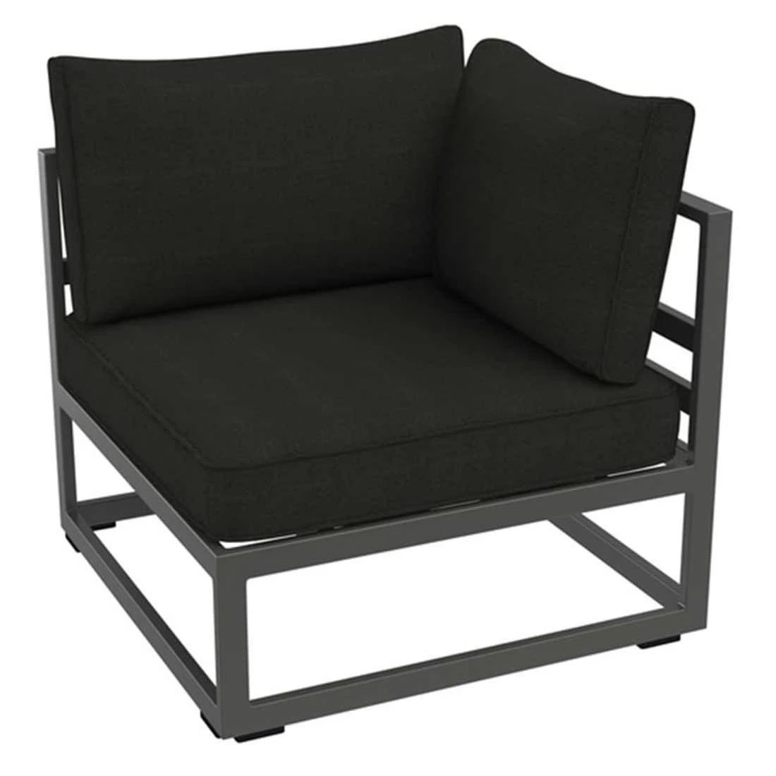 Sieger Sydney Eck-/Endmodul Aluminium/Sunproof Eisengrau/Grau 5 Sieger Sydney Eck-/Endmodul Aluminium/Sunproof Eisengrau/Grau – Bild 3