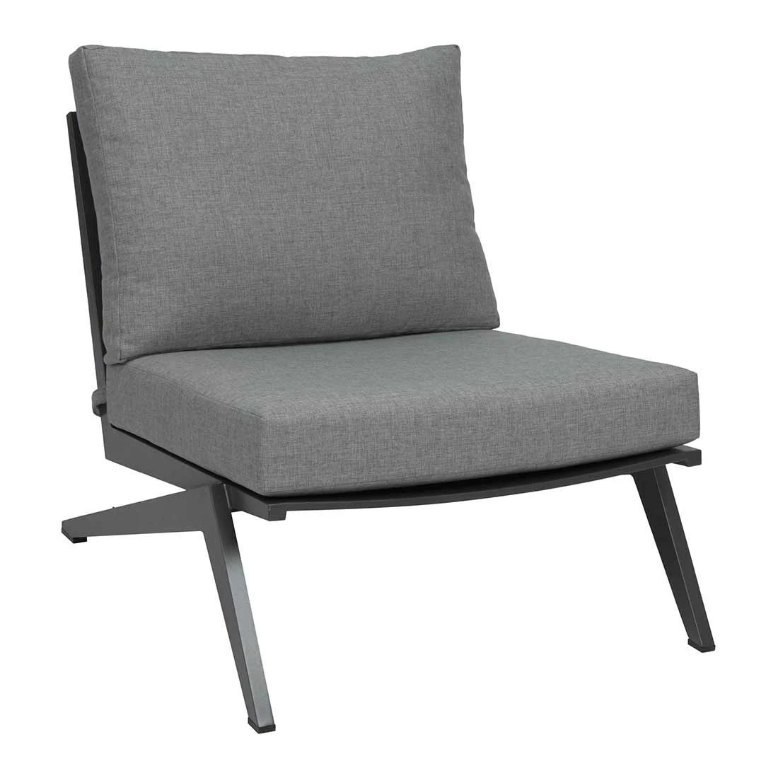 Stern Jackie Loungesessel Aluminium Inklusive Kissen Anthrazit/Seidengrau 3 Stern Jackie Loungesessel Aluminium Inklusive Kissen Anthrazit/Seidengrau