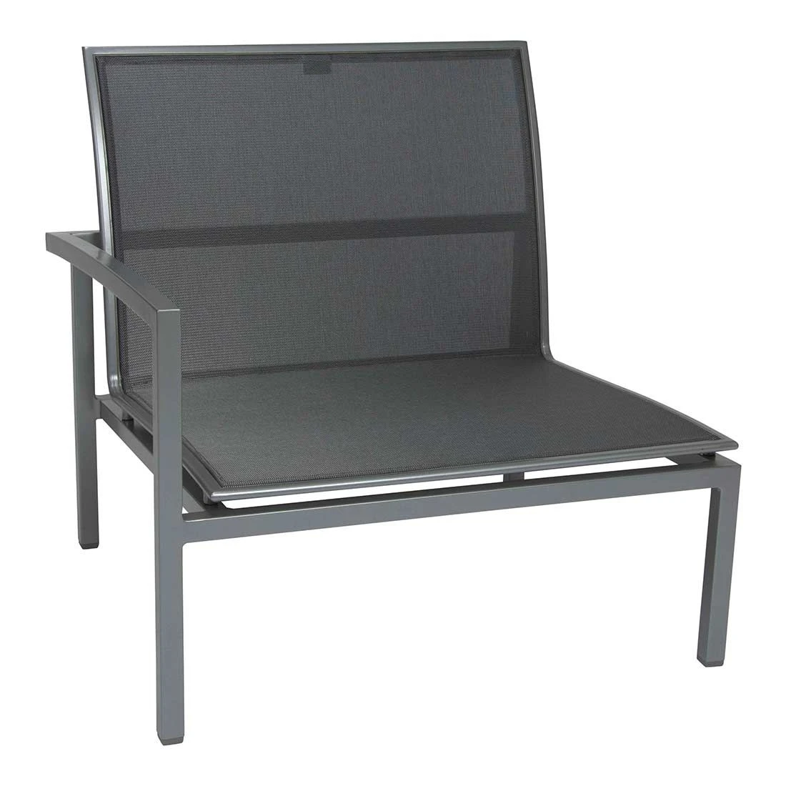 Stern Skelby Endmodul Links Aluminium/Textilene Graphit/Silbergrau 3 Stern Skelby Endmodul Links Aluminium/Textilene Graphit/Silbergrau