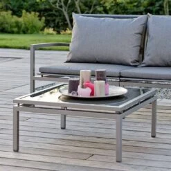 Stern Skelby Loungetisch 75x75cm Aluminium/Glas Graphit/Dunkelgrau 7 Stern Skelby Loungetisch 75x75cm Aluminium/Glas Graphit/Dunkelgrau -GartenMöbelPro Verkäufe 1027073 2