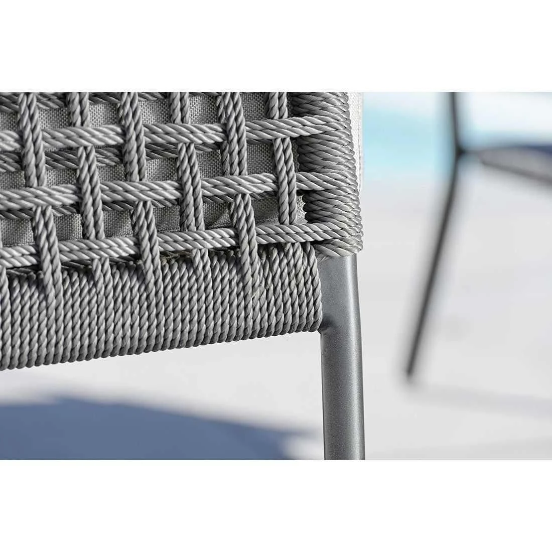 Stern Greta 3-Sitzersofa Aluminium/Rope Anthrazit/Platin/Seidengrau 5 Stern Greta 3-Sitzersofa Aluminium/Rope Anthrazit/Platin/Seidengrau – Bild 3