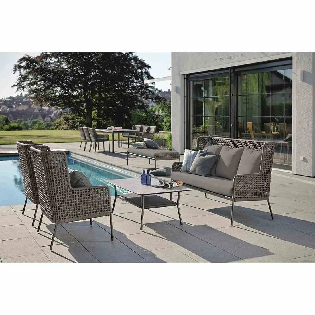 Stern Greta 3-Sitzersofa Aluminium/Rope Anthrazit/Platin/Seidengrau 7 Stern Greta 3-Sitzersofa Aluminium/Rope Anthrazit/Platin/Seidengrau – Bild 5