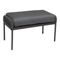 Stern Greta Hocker Aluminium/Rope Anthrazit/Platin/Seidengrau