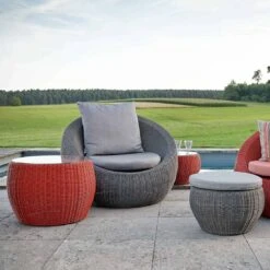 Stern Anny Loungesessel Geflecht Inkl. Kissen Basaltgrau/Seidengrau -GartenMöbelPro Verkäufe 1028063 2