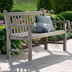 Stern Cornwall Gartenbank Teak Patina Grau -GartenMöbelPro Verkäufe 1028305 2