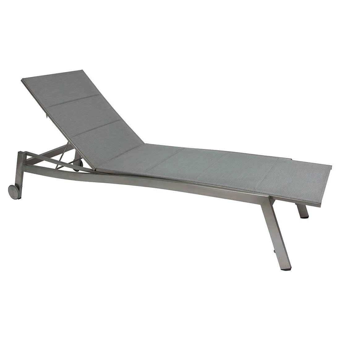 Stern Allround Gartenliege Edelstahl/Textilene Gepolstert Edelstahl/Silber 3 Stern Allround Gartenliege Edelstahl/Textilene Gepolstert Edelstahl/Silber