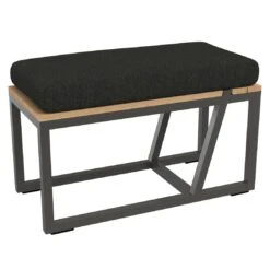 Sieger Havanna Beistelltisch 69x32cm Aluminium/Teak Eisengrau/Teak -GartenMöbelPro Verkäufe 1029900 4