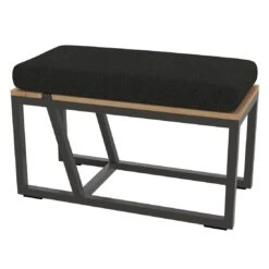 Sieger Havanna Beistelltisch 69x32cm Aluminium/Teak Eisengrau/Teak -GartenMöbelPro Verkäufe 1029900 6