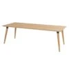 Hartman Sophie Studio Gartentisch 240x100cm Teak Natural Teak/Carbon Black