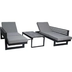 Stern New Holly Gartensofa Aluminium/Textilene Anthrazit/Seidengrau -GartenMöbelPro Verkäufe 1077310 6