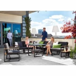 Sieger Havanna Dininglounge 9-teilig Aluminium/Sunproof Eisengrau/Grau 17 Sieger Havanna Dininglounge 9-teilig Aluminium/Sunproof Eisengrau/Grau -GartenMöbelPro Verkäufe 1077959 2