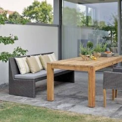 Stern Noel Gartenbank 182cm Geflecht Basaltgrau/Seidengrau -GartenMöbelPro Verkäufe 1079906 2