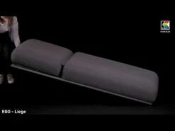 Kettler Ego Gartenliege 213x90x33cm Sunbrella Silber/Anthrazit -GartenMöbelPro Verkäufe 1085043 v 1601