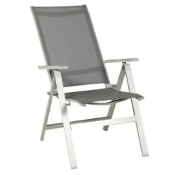 Acamp Urban Klappsessel Aluminium/Textilene Platin/Graphit