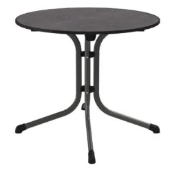 Sieger Boulevard Klapptisch Ø85cm Stahl/Vivodur Eisengrau/Schiefer Anthrazit -GartenMöbelPro Verkäufe 1088629 1 1