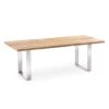Niehoff Solid Gartentisch 220x95x76cm Edelstahl/Teak Rustikal Teak Natur -GartenMöbelPro Verkäufe 1091676 1