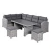 LC Garden Bilbao Dininglounge Geflecht Inkl. Kissen, Tisch Grau 1 LC Garden Bilbao Dininglounge Geflecht Inkl. Kissen, Tisch Grau -GartenMöbelPro Verkäufe 1093271 1