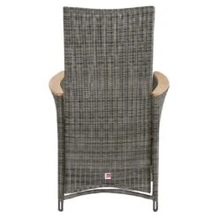 LC Garden Chelsea Gartensessel Geflecht Mit Teak-Armlehnen Grau-Schwarz/Anthrazit -GartenMöbelPro Verkäufe 1093282 4