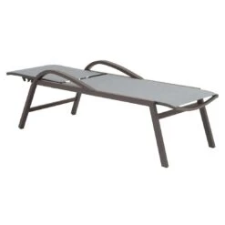 Siena Garden Milos Gartenliege Aluminium/Ranotex® Matt Anthrazit/Silber-Schwarz -GartenMöbelPro Verkäufe 1093502 2