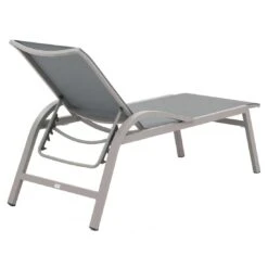 Siena Garden Milos Gartenliege Aluminium/Ranotex® Matt Silber/Silber-Schwarz -GartenMöbelPro Verkäufe 1093799 6