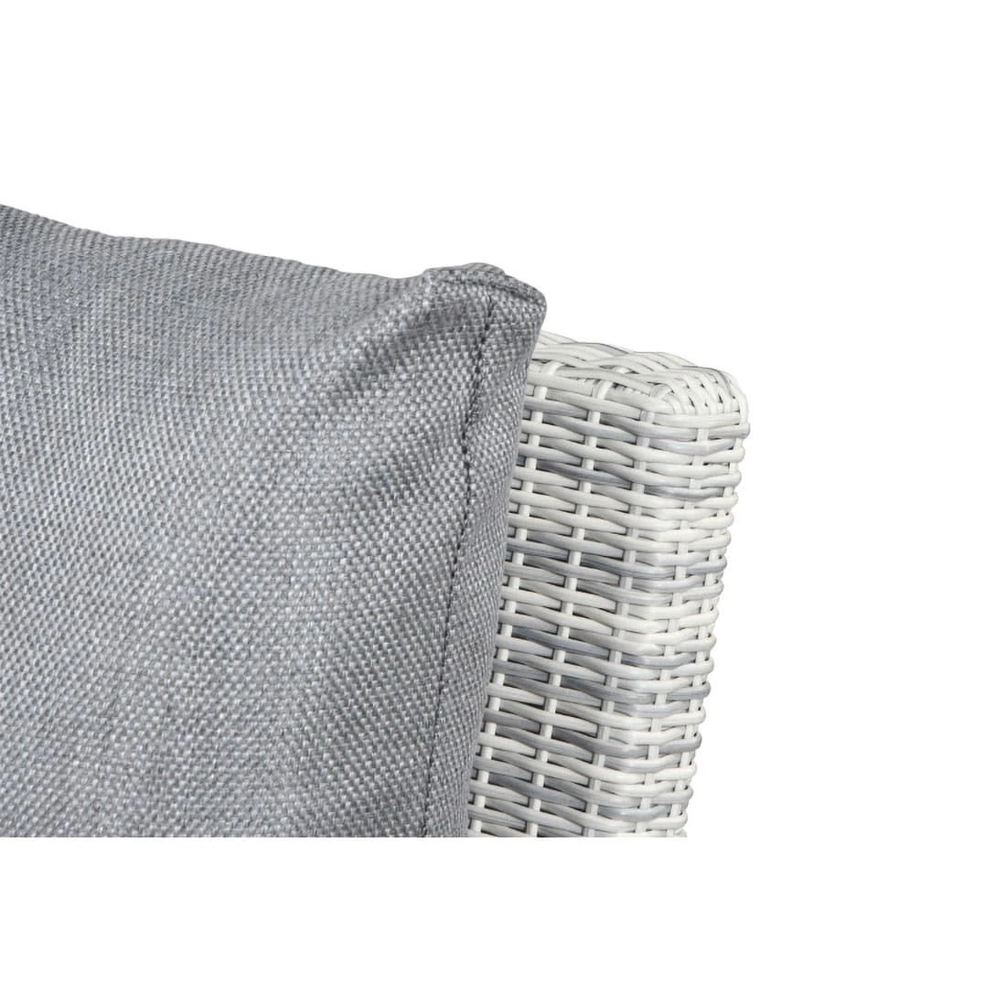 Siena Garden Corido Mittelmodul Aluminium/Geflecht Inkl. Kissen Matt Weiß-Grau/Ice-Grey/Stone-Grey 5 Siena Garden Corido Mittelmodul Aluminium/Geflecht Inkl. Kissen Matt Weiß-Grau/Ice-Grey/Stone-Grey – Bild 3