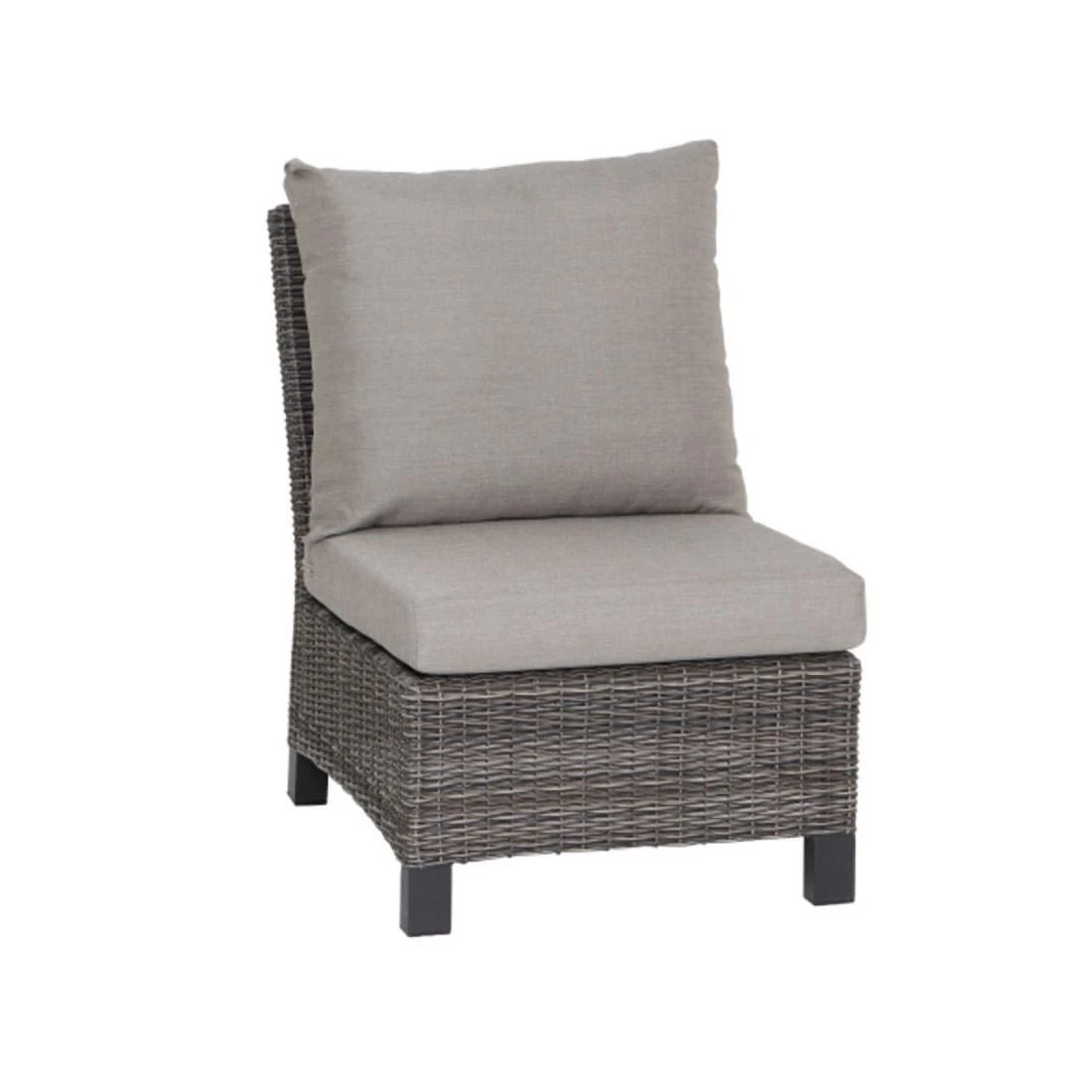 Siena Garden Corido Mittelmodul Alu/Geflecht Inkl. Kissen Matt Anthrazit/Charcoal-Grey/Taupe 3 Siena Garden Corido Mittelmodul Alu/Geflecht Inkl. Kissen Matt Anthrazit/Charcoal-Grey/Taupe