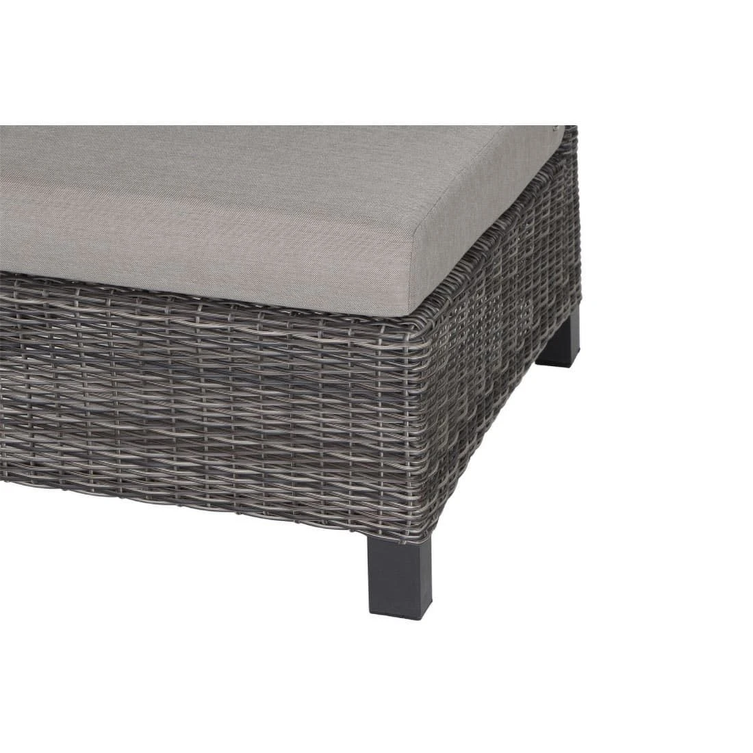 Siena Garden Corido Mittelmodul Alu/Geflecht Inkl. Kissen Matt Anthrazit/Charcoal-Grey/Taupe 5 Siena Garden Corido Mittelmodul Alu/Geflecht Inkl. Kissen Matt Anthrazit/Charcoal-Grey/Taupe – Bild 3