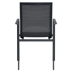 OUTLIV. Atlanta Stapelsessel Aluminium/Textilene Anthrazit/Schwarz-Grau -GartenMöbelPro Verkäufe 1094547 5
