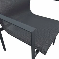 OUTLIV. Atlanta Stapelsessel Aluminium/Textilene Anthrazit/Schwarz-Grau -GartenMöbelPro Verkäufe 1094547 6