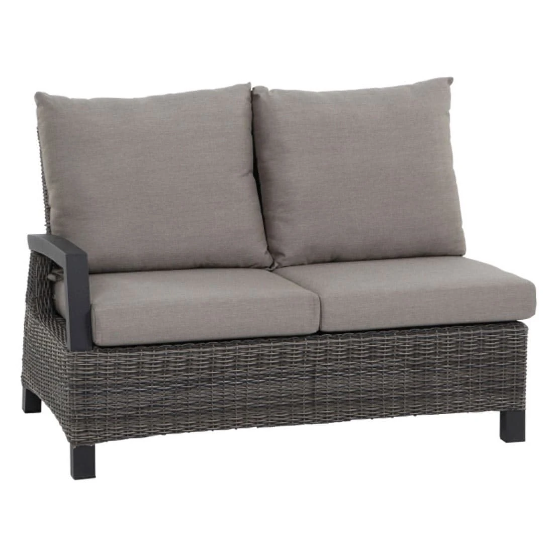 Siena Garden Corido Eck-/Endmodul Aluminium/Geflecht Inklusive Kissen Matt Anthrazit/Charcoal-Grey/Taupe 3 Siena Garden Corido Eck-/Endmodul Aluminium/Geflecht Inklusive Kissen Matt Anthrazit/Charcoal-Grey/Taupe