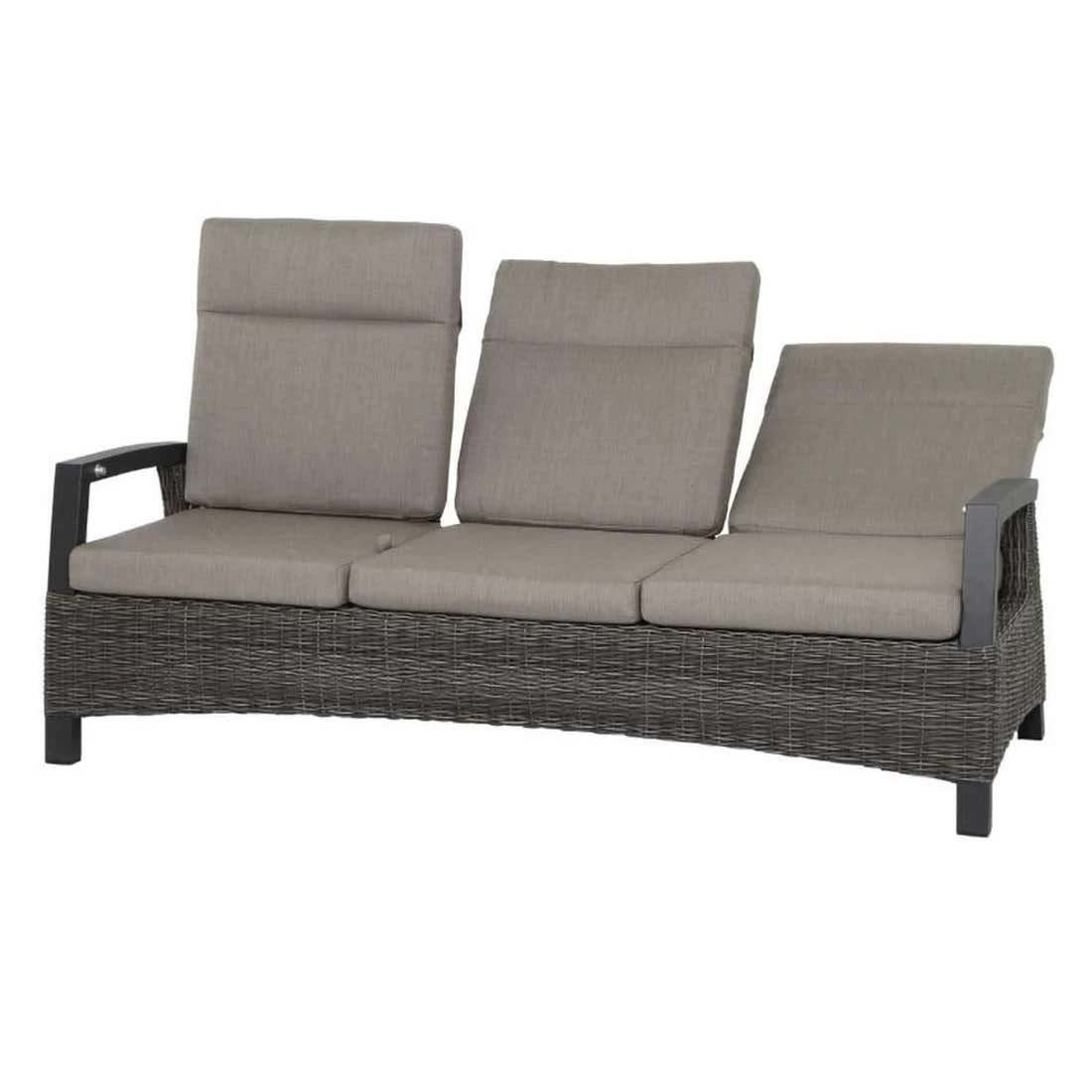 Siena Garden Corido Gartensofa Aluminium/Geflecht Inkl Kissen Matt Anthrazit/Charcoal-Grey/Taupe 15 Siena Garden Corido Gartensofa Aluminium/Geflecht Inkl Kissen Matt Anthrazit/Charcoal-Grey/Taupe – Bild 13