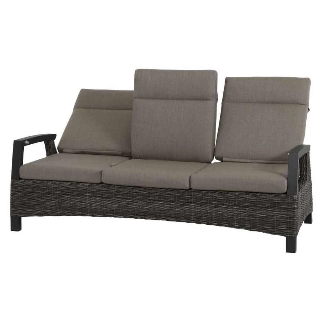 Siena Garden Corido Gartensofa Aluminium/Geflecht Inkl Kissen Matt Anthrazit/Charcoal-Grey/Taupe 16 Siena Garden Corido Gartensofa Aluminium/Geflecht Inkl Kissen Matt Anthrazit/Charcoal-Grey/Taupe – Bild 14
