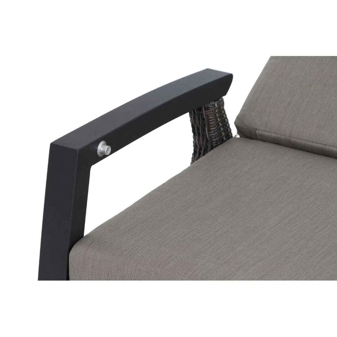 Siena Garden Corido Gartensofa Aluminium/Geflecht Inkl Kissen Matt Anthrazit/Charcoal-Grey/Taupe 6 Siena Garden Corido Gartensofa Aluminium/Geflecht Inkl Kissen Matt Anthrazit/Charcoal-Grey/Taupe – Bild 4