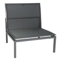 Stern Skelby Loungeset 6-tlg. Aluminium/Textilene Inkl. Kissen Graphit/Silbergrau/Schiefergrau -GartenMöbelPro Verkäufe 1094921 5