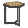 Zebra Sixx Beistelltisch 40x35cm Aluminium/Teak Graphit/Teak Natur -GartenMöbelPro Verkäufe 1101246 1