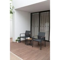 Zebra Sixx Beistelltisch 40x35cm Aluminium/Teak Graphit/Teak Natur -GartenMöbelPro Verkäufe 1101246 2