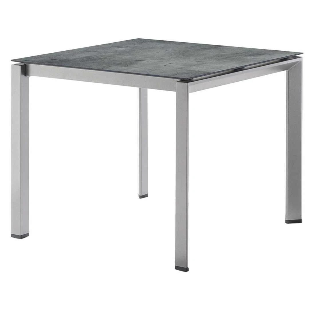 Sieger Gartentisch 90x90cm Aluminium/Polytec Graphit/Zement Graphit 3 Sieger Gartentisch 90x90cm Aluminium/Polytec Graphit/Zement Graphit