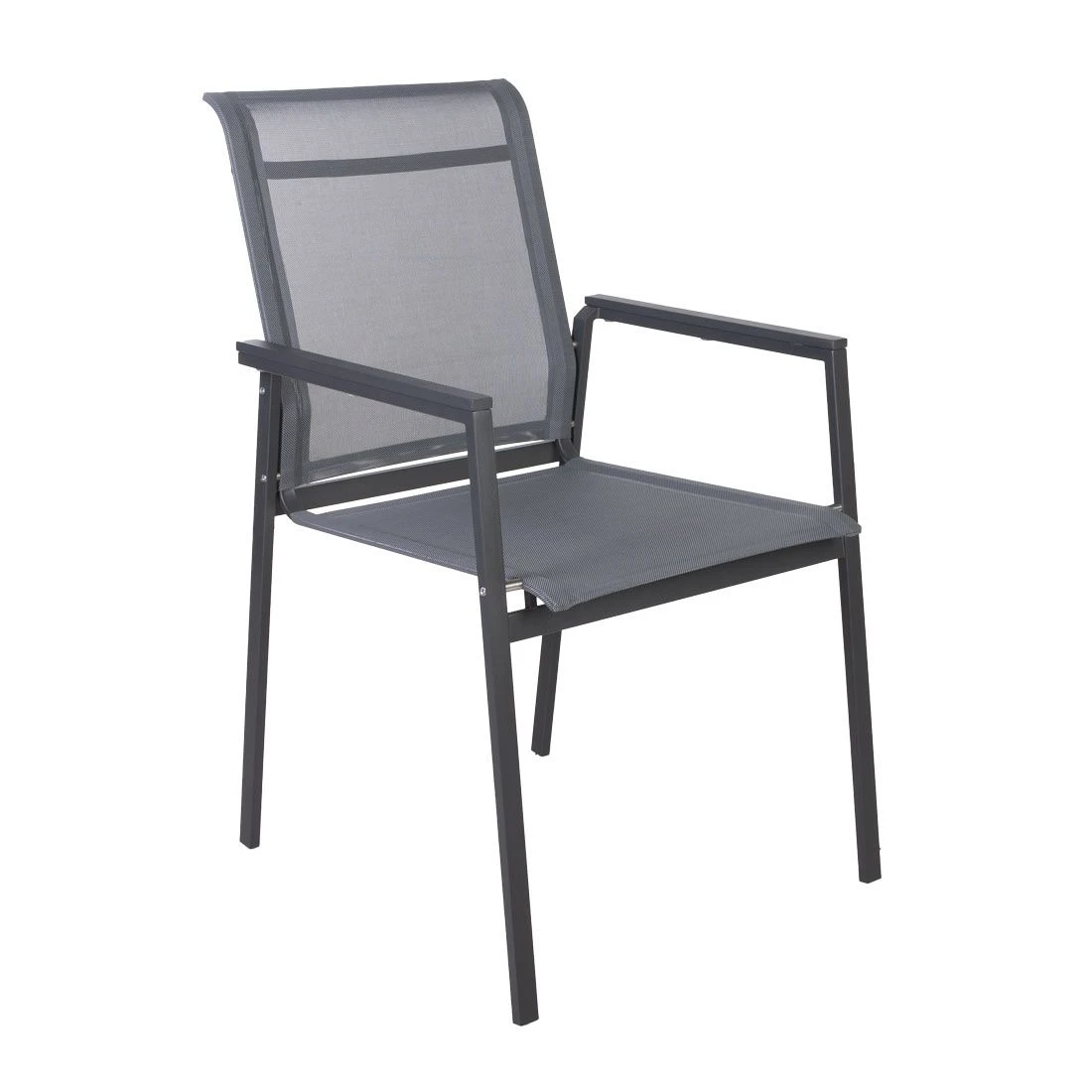 4Seasons Passion Stapelsessel Edelstahl/Textilene Anthrazit 3 4Seasons Passion Stapelsessel Edelstahl/Textilene Anthrazit
