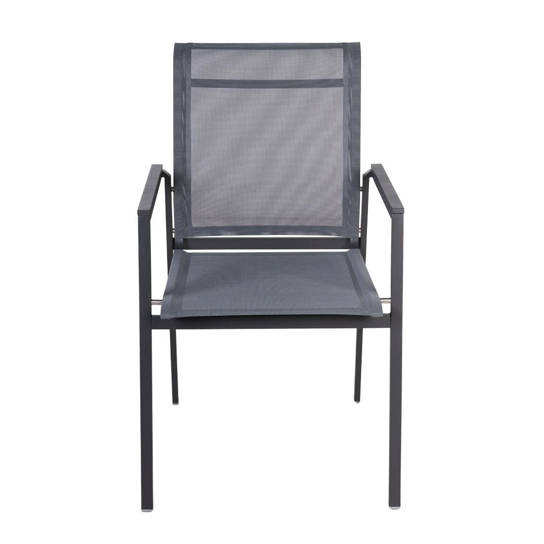 4Seasons Passion Stapelsessel Edelstahl/Textilene Anthrazit 4 4Seasons Passion Stapelsessel Edelstahl/Textilene Anthrazit – Bild 2