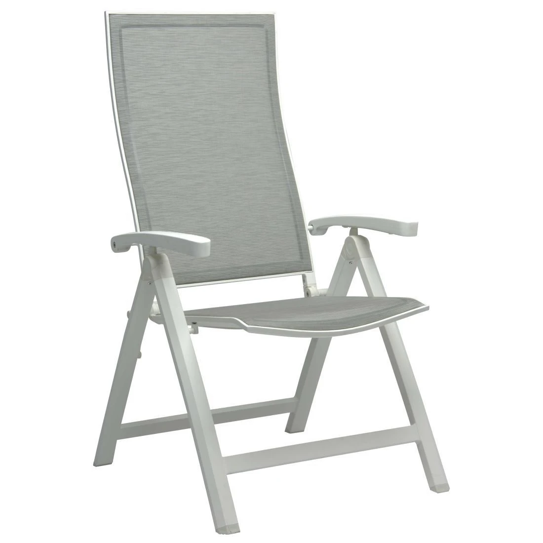 Stern Kari Klappsessel Aluminium/Textilene Weiß/Silber 3 Stern Kari Klappsessel Aluminium/Textilene Weiß/Silber