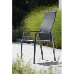 Stern Kari Hochlehner-Stapelsessel Aluminium/Textilene Anthrazit/Karbon -GartenMöbelPro Verkäufe 1109122 13