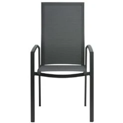 Stern Kari Hochlehner-Stapelsessel Aluminium/Textilene Anthrazit/Karbon -GartenMöbelPro Verkäufe 1109122 2